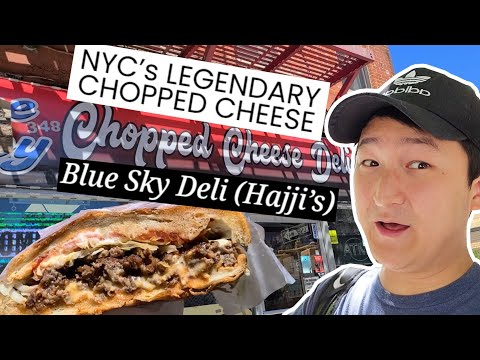 NYC's LEGENDARY CHOPPED CHEESE | Blue Sky Deli (Hajji's)