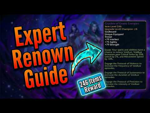 Expert Renown Guide (246 items Reward) Midnight | World of Warcraft
