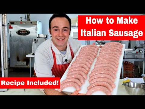 Homemade Italian Sausage Recipe, How to Make Italian Sausage. Recipe Included.