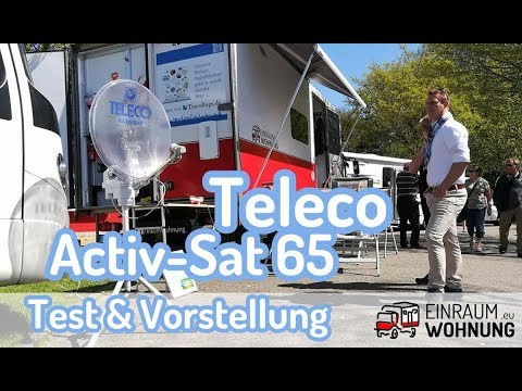 Test und Vorstellung Teleco Acitv-Sat 65 automatische Satellitenschüssel