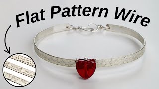 Easy Pattern Flat Wire Bracelet Jewelry Making Tutorial - Flat Out Fabulous!