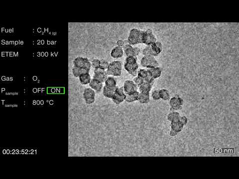 In Situ Oxidation Imaging of High Pressure Soot : 20 Bar TEM