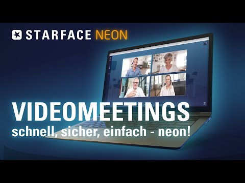 Videomeetings schnell, sicher, einfach - neon! - STARFACE NEON