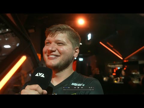 funny moment with S1mple showmatch
