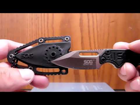SOG : Instinct Mini *fixed blade knife* (unboxing & review)