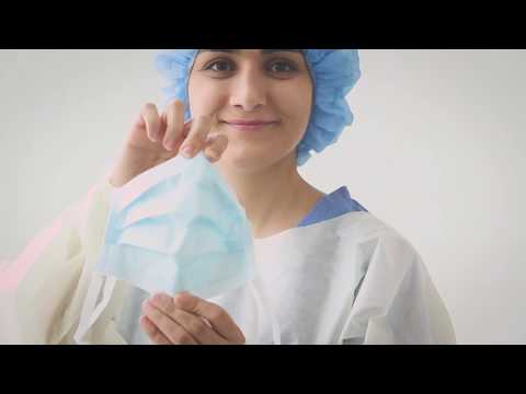 How to Wear a Face Mask Safely - Medical PPE Donning and Doffing