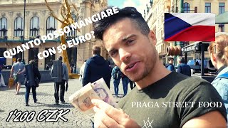 Praga STREET FOOD: QUANTO POSSO MANGIARE CON 50 EURO (Praga FOOD PORN - PT1)