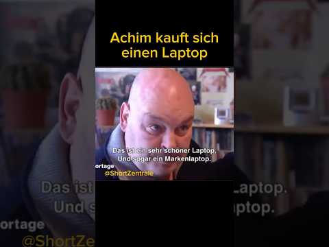 Achim hat sich einen Laptop gekauft 🤣#lustig #lustiges #lustigevideos #shorts #deutschland #deutsch