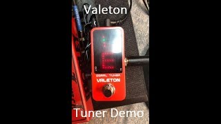 Video thumbnail for valeton coral tuner demo by Georgianna Marie Wilson