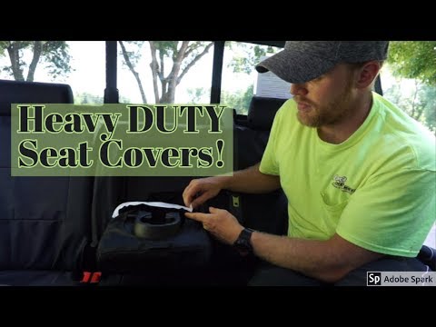 How To Install Chevy Silverado Seat Covers! (Rear Seat)