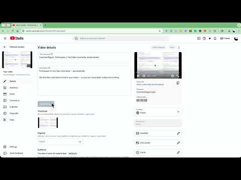 Item video thumbnail