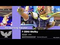 F ZERO Medley With Lyrics NEW REMIX Super Smash Bros Ultimate Soundtrack