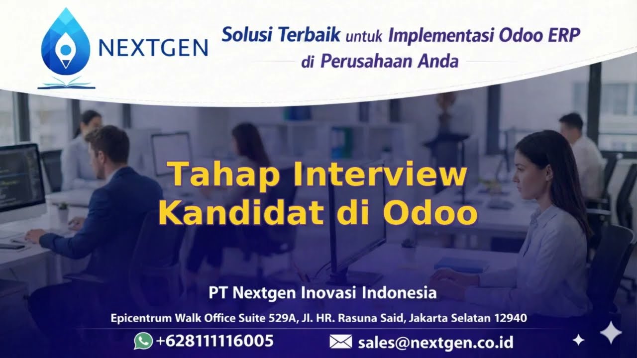 16 - Tahap Interview Kandidat di Odoo