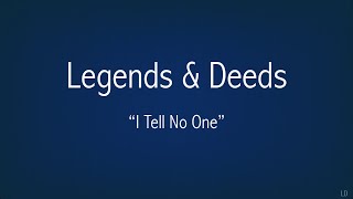 I Tell No One Music Video