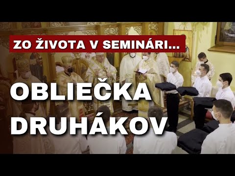 Zo života v kňazskom seminári - Obliečka bratov druhákov