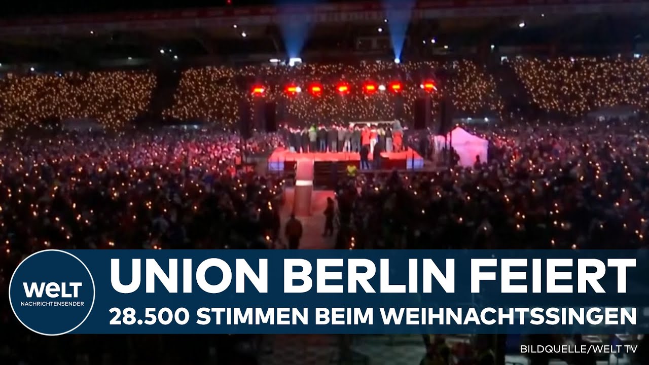 DEUTSCHLAND: Gänsehaut in Köpenick - Das Weihnachtssingen von Union Berlin!