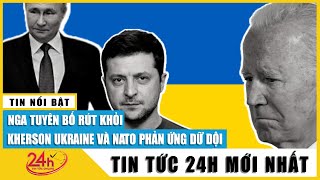 Download the video "Phản ứng của Ukraine và NATO sau khi Nga tuyên bố rút khỏi Kherson  | TV24h"