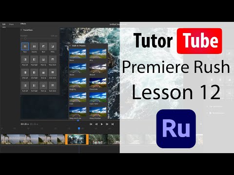 Premiere Rush Tutorial Lesson 12 Accessing Project Panel