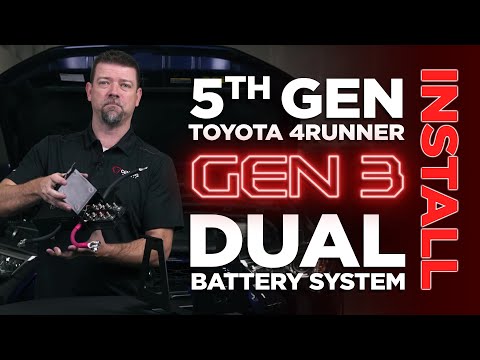 Gen 3 Dual Battery System Installation for the 2010-2024 Toyota 4Runner.