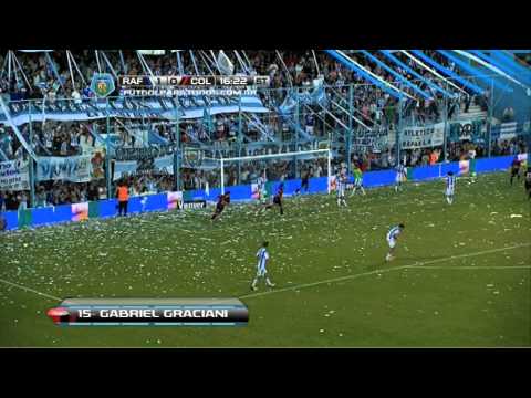 Gol de Graciani. Rafaela 1 - Colón 1. Fecha 16. Torneo Final 2014. FPT