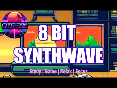8 bit RETRO GAMES - No Copyright Synthwave background music for Studying, Gaming & Relaxing 2025