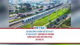 INCIDENT ON METRO TRAIN NO. 1 – SECURITY GUARD WAS ASSAULTED BY TWO PEOPLE#vietbao #tintuc #metro...