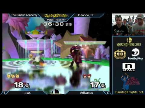 The Smash Academy - SS | UUAA (Fox) vs Articanus (Marth) - Pools Winners Finals - SSBM
