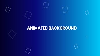 Animated Background with Pure CSS and Html | No Javascript no Jquery