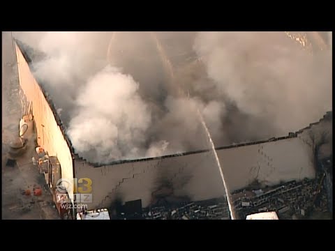 Explosions, Fire Cause Building's Roof To Collapse In Cecil County