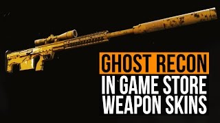 Ghost Recon Wildlands Store! Ghost Recon Wildlands Cosmetic Paint Weapon Skins!