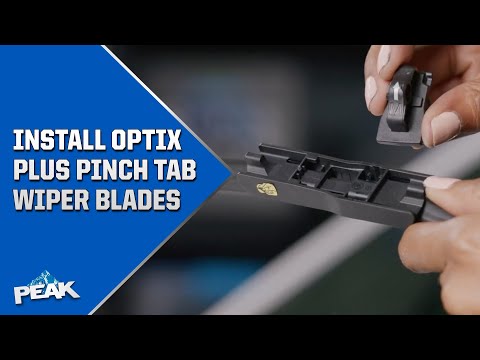 OPTIX PLUS Pinch Tab Windshield Wiper Installation | PEAK Auto
