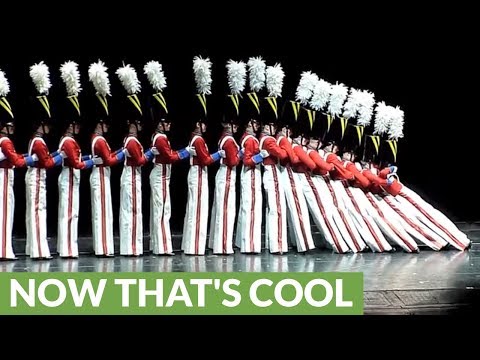 Rockettes perform toy soldiers falling down