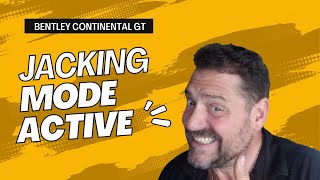HOW TO ACTIVATE JACKING MODE ON A BENTLEY and safely jack your car up