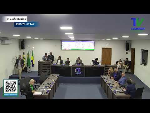 2ª Sessão Ordinária do Mês de Setembro de 2026