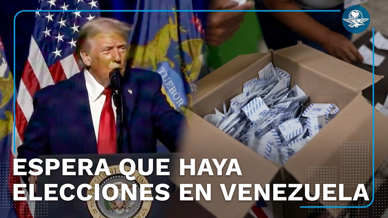 Trump confía en que vuelva a haber elecciones en Venezuela “algún día”, según la Casa Blanca