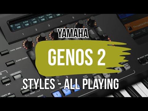BRAND NEW Genos 2 - Styles walkthrough - Minimal talking