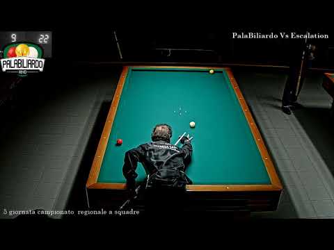 5 Giornata Regionale a Squadre Palabiliardo Black Cioffi   Pedrini Vs Escalation Cossu   Giacoro