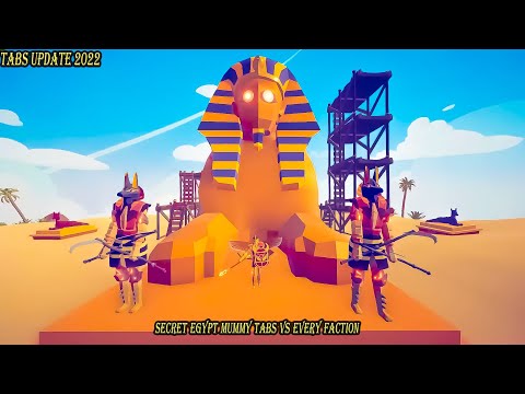 secret egypt mummy tabs vs every faction|tabs|totally accurate battle simulator