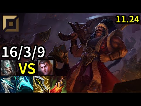 Tryndamere Top vs Jayce - KR Master | Patch 11.24