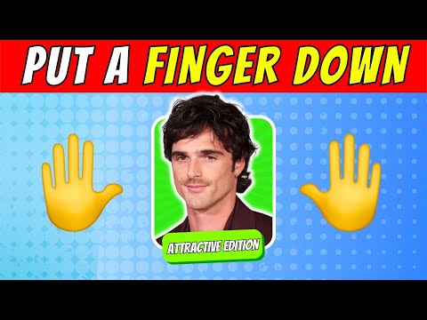 PUT A FINGER DOWN IF YOU FIND THEM ATTRACTIVE (100 CELEBRITIES) | 2025 | QUIZ WAVEZ