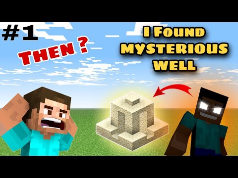 Crosty Gaming - I Found Most Dengerous Structure in Minecraft 😱|I Found MYSTERIOUS WELL |Must Watch|
