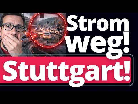 Eilmeldung: Stromausfall in ganz Stuttgart - Ampeln fallen aus!