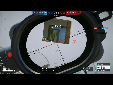Tom Clancy's Rainbow Six Siege Kali 1v4 Quad Clutch Ranked