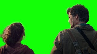 The Last of Us "you can't deny that view" green screen