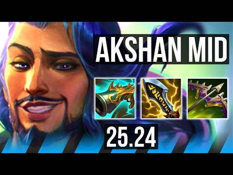 AKSHAN vs SYLAS (MID) | 57K damage, 20/3/13 | EUW Master | 25.24