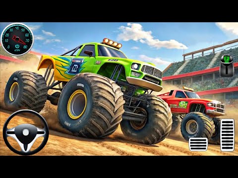 Crazy Monster Truck Crash Racing 3D - Monster Truck Demolition Derby - Android GamePlay