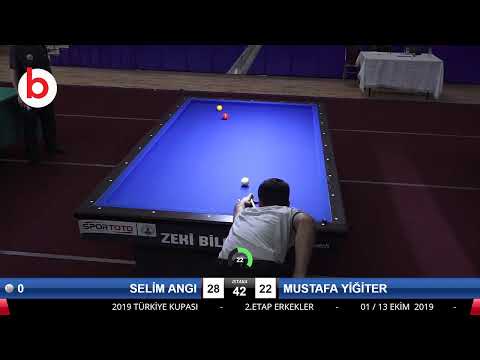 SELİM ANGI & MUSTAFA YİĞİTER Bilardo Maçı - 2019 TÜRKİYE KUPASI 2.ETAP ERKEKLER-2.ÖN ELEME