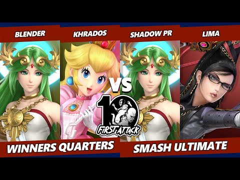 First Attack 2022 - Blender & Khrados Vs. Shadow_PR & Lima - Smash Ultimate Tournament