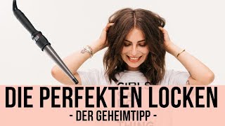 Die perfekten Locken mit dem konischen Lockenstab | Werbung