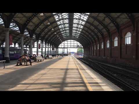 66740 passes Darlington working the 4N80 Doncaster Down Decoy to Tyne Coal Terminal
